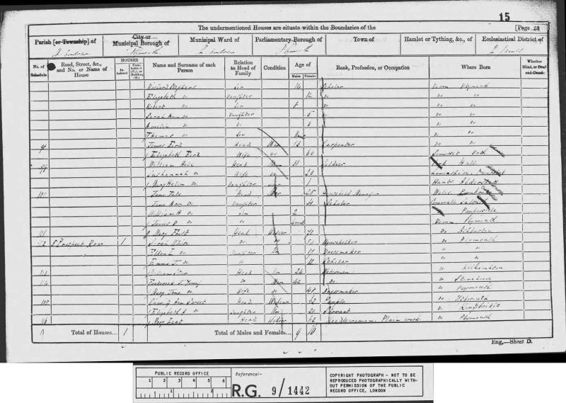 1861Census-White_Sarah