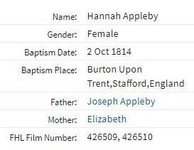 ApplebyHannah_2Oct1814_Baptism