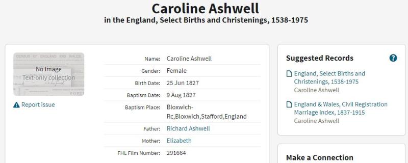 AshwellCaroline1827Christening