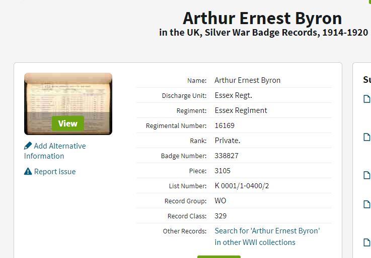 ByronArthurErnest_SilverMedal