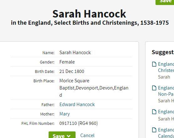 Hancock_Sarah_21Dec1800-potential