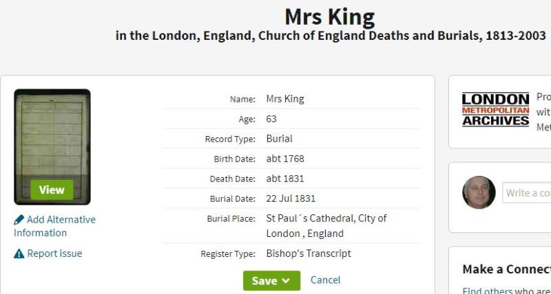King_Sarah_Burial_1831_Bishops_Transcript