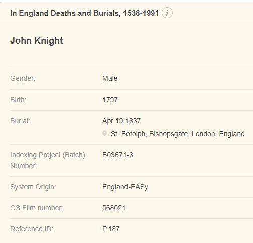 KnightJohn_Burial_1837Apr19_StBotolph