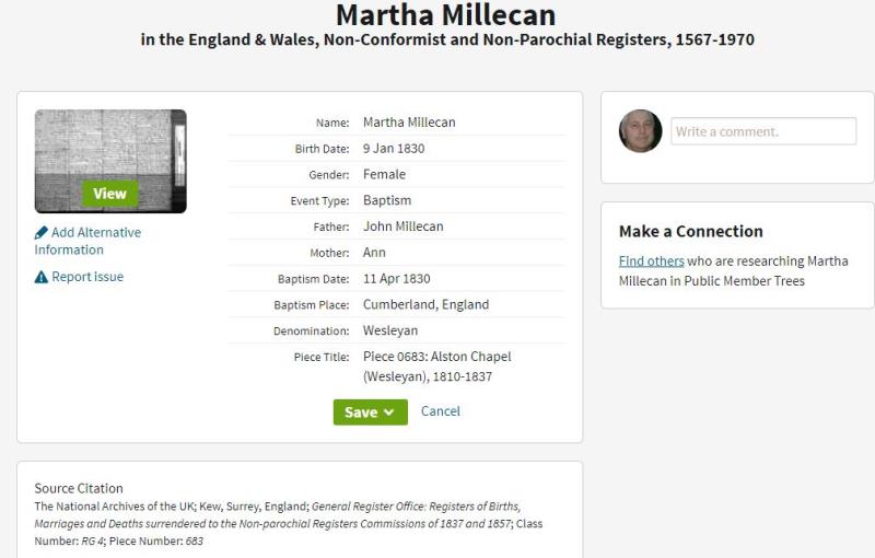 Millecan_Martha_11Apr1830_Cumberland_Baptism