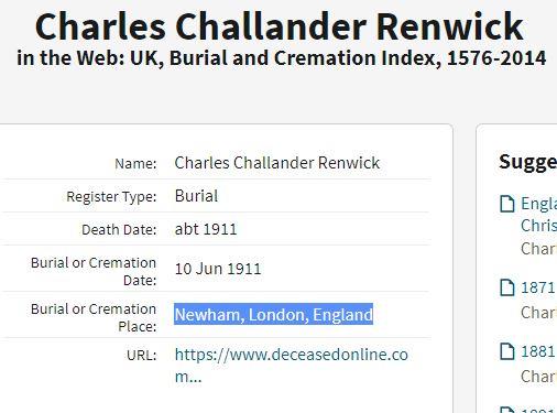 RenwickCharlesChallendar_1911June_Burial