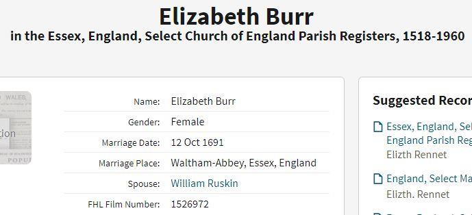 Ruskin_William-Burr_Elizabeth_1691_Oct_12_Marr