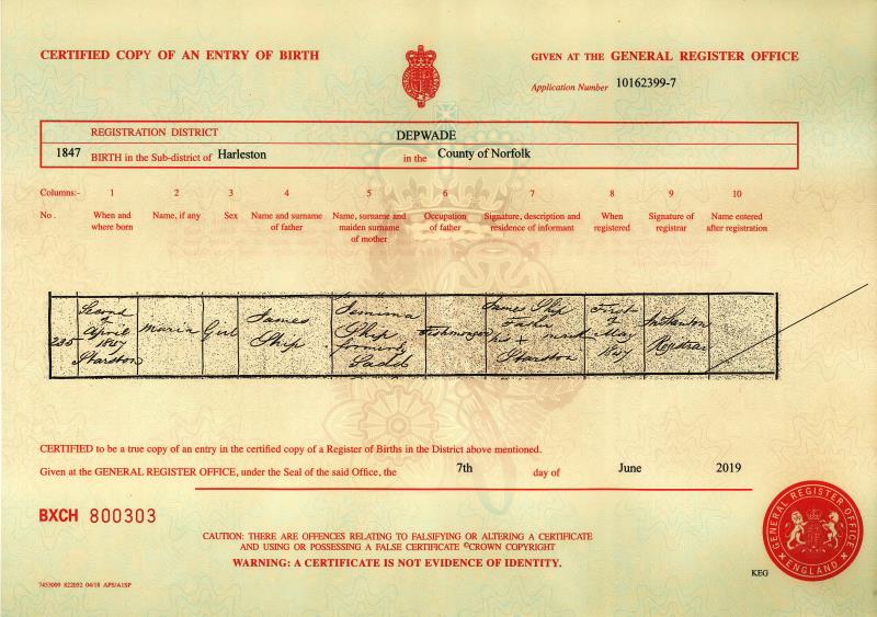 Ship_Maria_1847Apr2_Birth