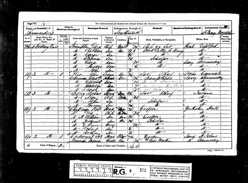 Shrimpton_George_2_1861EnglandCensus