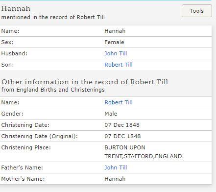 TillRobert_7Dec1848_Baptism