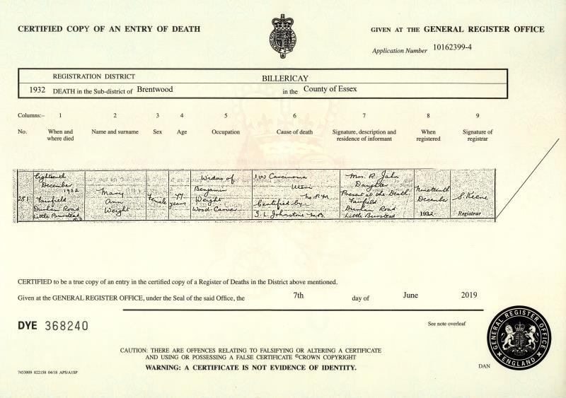 Weight_(Nee_Childs)_MaryAnn_1932Dec18_Death