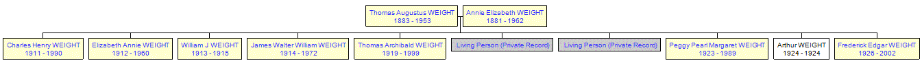 Mini tree diagram