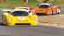 3 Prosport 300 race cars - Yellow 
followed by Orange cars